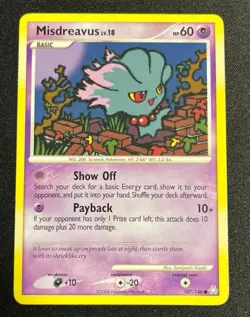 Misdreavus 107/146 Legends Awakened Common Card Pokemon Card - Image 1