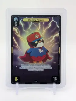 Vibes TCG FOIL Shocking Penguin - Enter the Huddle Card # 051 - Image 2
