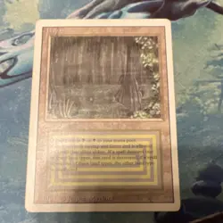Magic the Gathering 1994 Bayou Revised Edition Rare Dual Land - Image 1