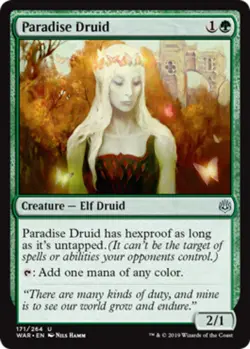 4x Paradise Druid NM-Mint, English War of the Spark MTG Magic - Image 1