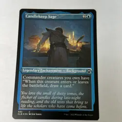Candlekeep Sage 482 Etched Foil Common Baldur's Gate MTG NM - Image 1