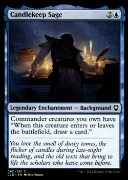 2022 MTG Candlekeep Sage CLB Common #60 - Image 1
