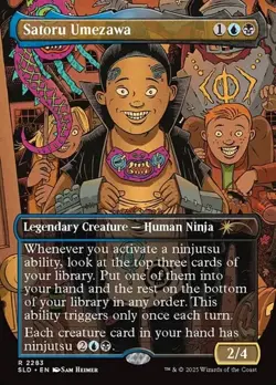 Satoru Umezawa - Rainbow Foil Extended Art SLD NM MTG - Image 1