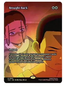 MTG, Brought Back (Borderless) NM Foil Avatar The Last Airbender TLE 001 - Image 1