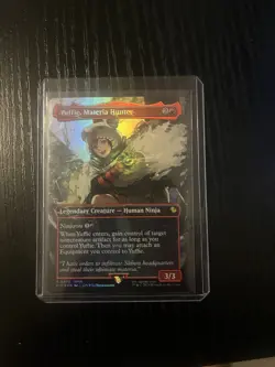 Yuffie, Materia Hunter (Borderless) (Chocobo Track Foil) Commander Final Fantasy - Image 1