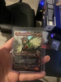 Yuffie, Materia Hunter (Borderless) (Chocobo Track Foil) Commander Final Fantasy - Image 2