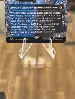 Symbiote Spider-Man (Borderless) Marvel's Spider-Man Regular Free Shipping! - Image 3