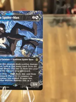 Symbiote Spider-Man (Borderless) Marvel's Spider-Man Regular Free Shipping! - Image 4