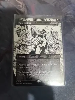 MTG Damnation (2019) *Non-Foil* B&W Ink Secret Lair: Venom MT/NM - Image 1