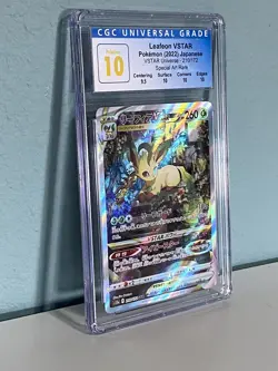 CGC Grade 10 Leafeon VSTAR Pokemon (2022) Japanese VSTAR Universe - Image 2