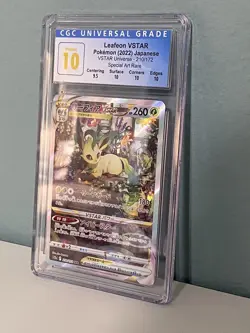 CGC Grade 10 Leafeon VSTAR Pokemon (2022) Japanese VSTAR Universe - Image 3