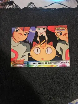 1999 Topps Pokemon Mewtwo Strikes Back #24 The Story of Mewtwo Black Logo LP - Image 1