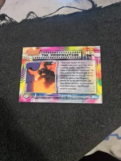 Pokemon Topps The Proposition #5 Mewtwo Strikes Back Blue Logo - Image 2