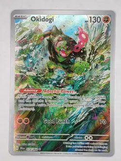 Okidogi 074/064 Holo Illustration Rare SV: Shrouded Fable NM English Pokemon - Image 1