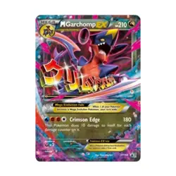 Pokemon XY Promos M Garchomp EX - XY168 (P) #XY168 (Holo) Fair - Image 1