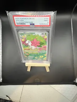 PSA 9 Shaymin #185/182 Pokemon Destined Rivals 2025 - Image 1