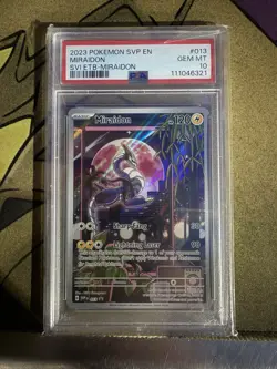 Pokemon TCG Miraidon SVP Black Star Promos SVP013 Holo Promo Promo - Image 1