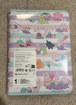 We’re Goomy Zip Binder Sealed Pokemon Center Exclusive: 9 Pockets 20 Pages - Image 1