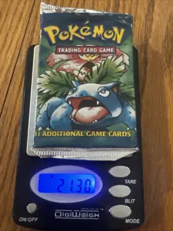1999 Pokemon Base Set Unlimited Factory Sealed Pack VENUSAUR - Image 1