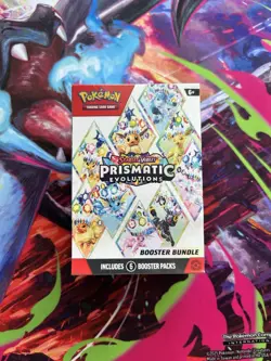 Pokemon Scarlet & Violet Prismatic Evolutions Factory Sealed Booster Bundle Box - Image 1