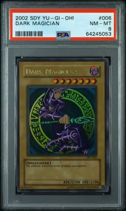 Dark Magician SDY-006 Ultra Rare Starter Deck: Yugi Yugioh PSA 8 - Image 1