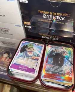 One Piece tcg Card Game 300 Cards Collection Mixed Lot w/ 15 SR Included - Image 1