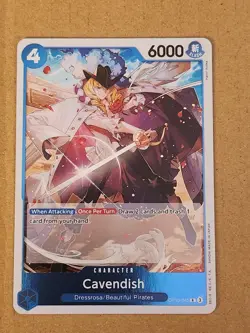 One Piece TCG - Royal Blood: Cavendish (OP10-045) - Rare Foil - Near Mint - Image 1