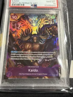 PSA 10 Kaido OP01-094 Romance Dawn Parallel Alt Art One Piece English 1st ed - Image 2