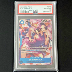 PSA 10 2022 One Piece Boa Hancock Alternate Art #OP01-078 Free Shipping - Image 2