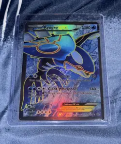 Pokemon TCG Basic Kyogre EX Holo 148/160 Trading Card - Image 1