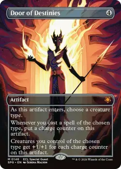 1 x Door of Destinies - Borderless - Special Guests - NM-Mint - MTG - Image 1