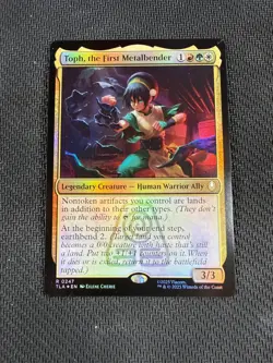 FOIL Toph, the First Metalbender TLA 0247 Rare MTG Avatar - Image 1