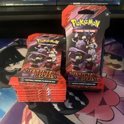 Pokemon TCG Destined Rivals Sleeved Boosters 13 Pack Lot New Sealed - Image 1