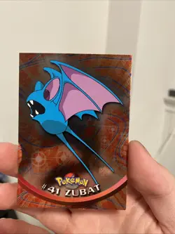 Zubat 41 Holo Foil Topps Tv Animation Black Logo Pokemon - Image 1