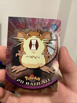 Topps Raticate #20 Foil Series 1 Pokemon 2000 Blue Label - Image 1