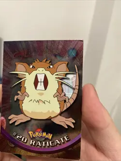 Topps Raticate #20 Foil Series 1 Pokemon 2000 Blue Label - Image 3