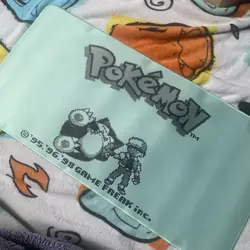 Retro Pokemon Game Boy Screen Inspired Playmat Play Mat Tcg Gameboy Rubber - Image 1