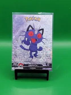 Meowth #52 - Cracked Ice Holo - Crystal Dark Black 2025 - Pokemon Card - Image 1
