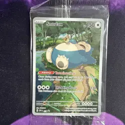 Snorlax SVP EN 051 Black Star Promo Scarlet & Violet Pokemon 151 Card - SEALED - Image 1