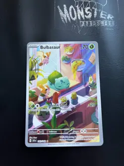 POKEMON BULBASAUR 143/142 ILLUSTRATION RARE STELLAR CROWN - Image 1