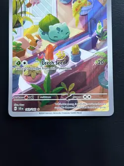POKEMON BULBASAUR 143/142 ILLUSTRATION RARE STELLAR CROWN - Image 4