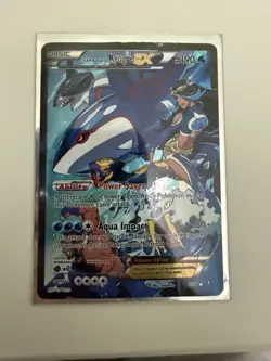 Pokemon TCG Team Aqua's Kyogre EX #6/34 Double Crisis Ultra Rare (VERY POOR) - Image 2