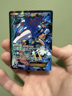 Pokemon TCG Team Aqua's Kyogre EX #6/34 Double Crisis Ultra Rare (VERY POOR) - Image 5