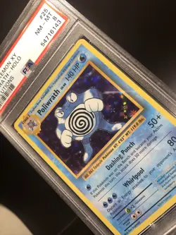 PSA 8 Poliwrath Holo Rare XY Evolutions 25/108 Mint Graded Pokemon Card - Image 3