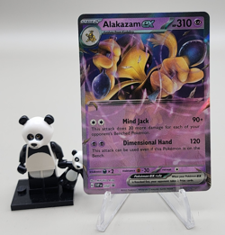 Pokemon TCG 151 Error No Star Pattern – Alakazam ex 050 Black Star Promo - Image 1