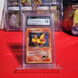 1998 Pokemon Rocket's Moltres Holo 146 • CGC 10 Gem MINT Japanese Gym Leaders - Image 1