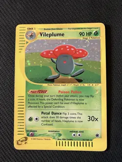 Vileplume Holo Rare 31/165 Expedition Base Set WOTC Vintage Pokemon - Image 1