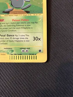 Vileplume Holo Rare 31/165 Expedition Base Set WOTC Vintage Pokemon - Image 3