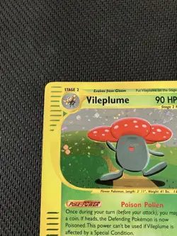Vileplume Holo Rare 31/165 Expedition Base Set WOTC Vintage Pokemon - Image 5