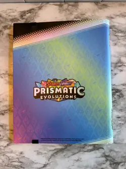 Pokemon Prismatic Evolutions Eevee Binder Collection **BINDER ONLY** NEW 2025 - Image 2